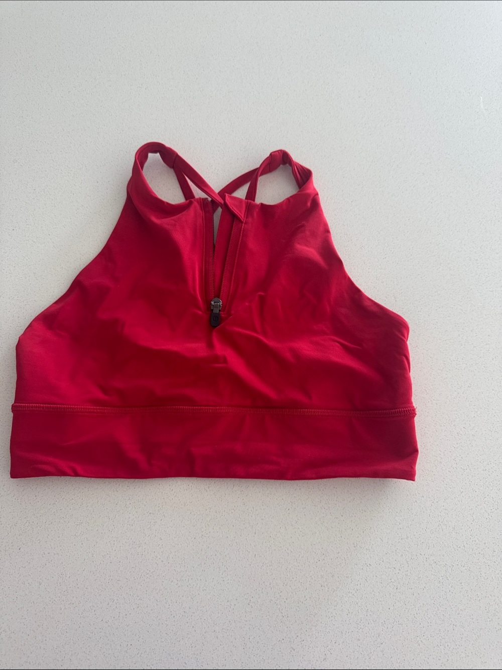 lululemon athletica Red High-Neck Women's Swim Bikini Top